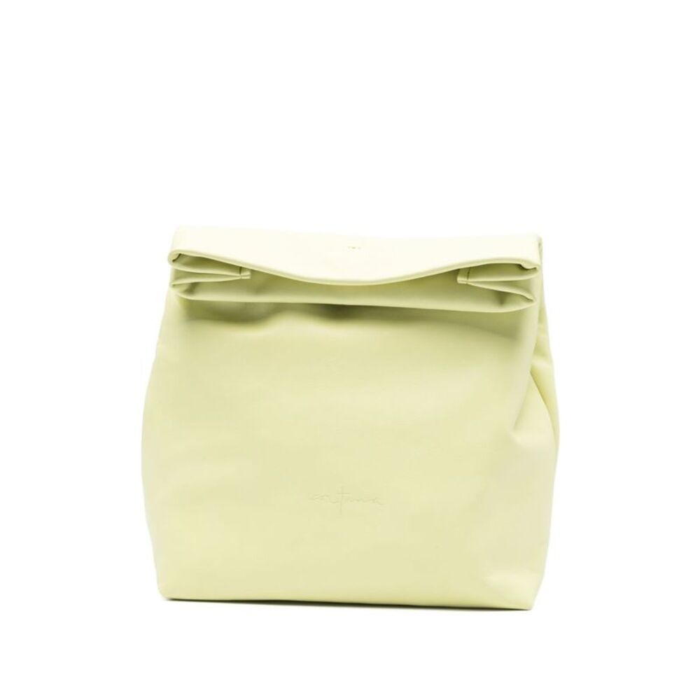 Cortana Women's Delhi S, Large Lime Leather Clutch